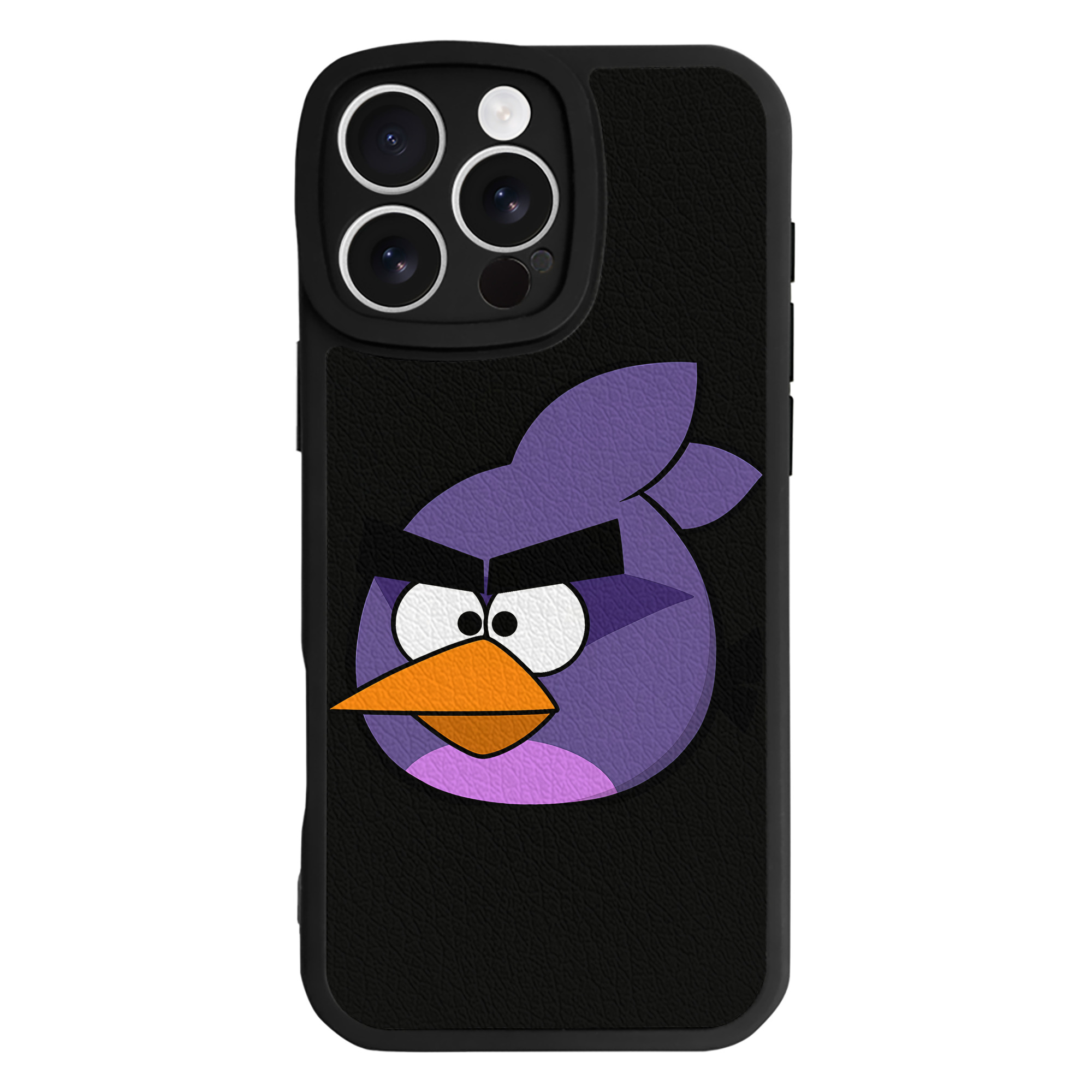 （画像用） Angry Birds アングリーバード 【iPhone 16シリーズ対応】シリコンスマホケース（レザー調） 材質：シリコン